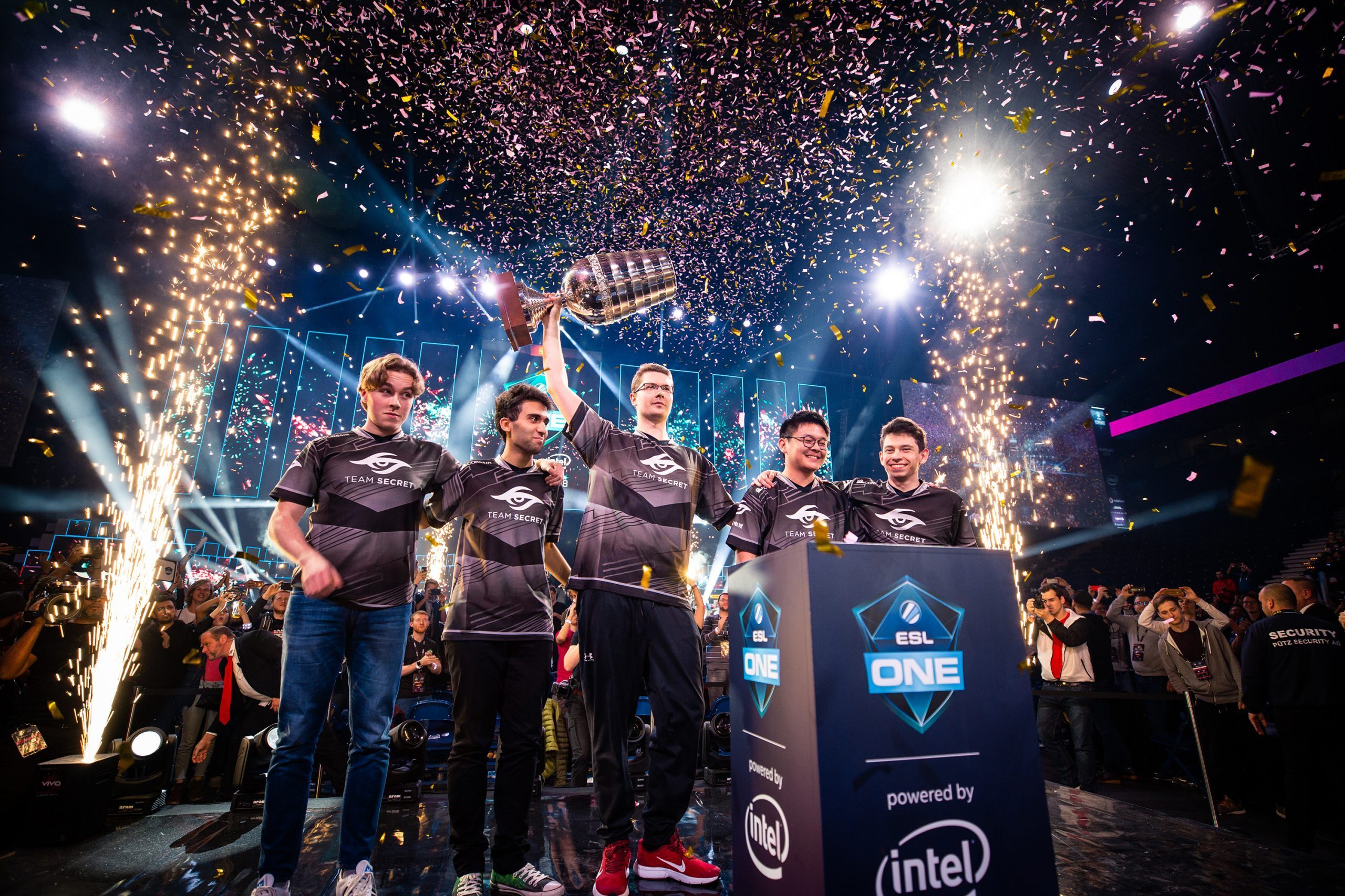 After a back-and-forth Grand Finals, Team Secret came away with the win at ESL One Hamburg (Copyright: ESL