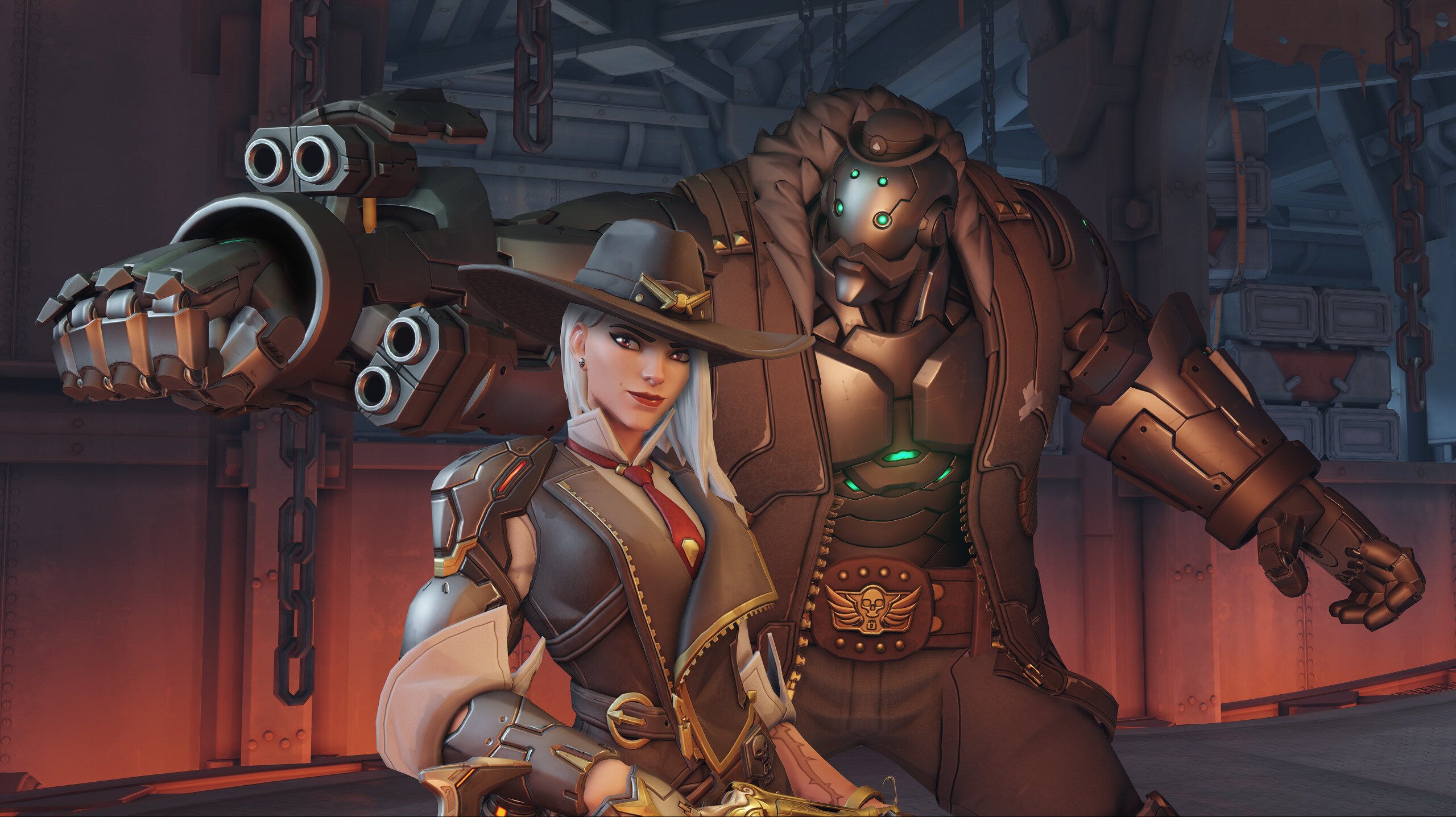 Ashe - the leader if the notorious Deadlock Gang - was unveiled as Hero 29 at Blizzcon. (Image courtesy of Blizzard Entertainment)