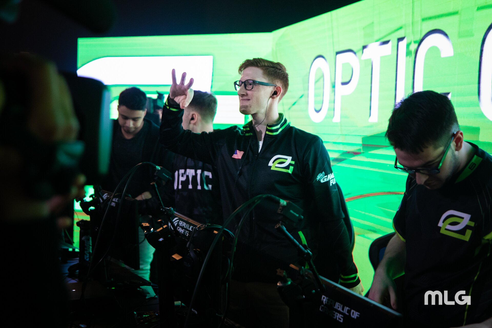 Offseason changes to the roster proved to be worth the gamble for OpTic as they went through pool play dropping one map in Las Vegas. (Photo courtesy of MLG)