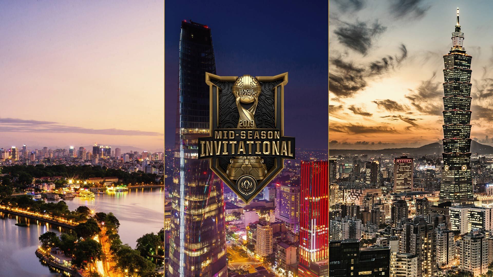 MSI will being with the Play-In Stage in Hanoi, then the Group Stage in Ho Chi Minh City before ending in Taipei for the Semifinals and Finals.