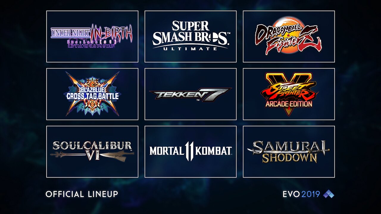 Evo 2019 has officially unveiled the lineup of titles that will see the best fighting game competitors on the world do battle for supremacy.