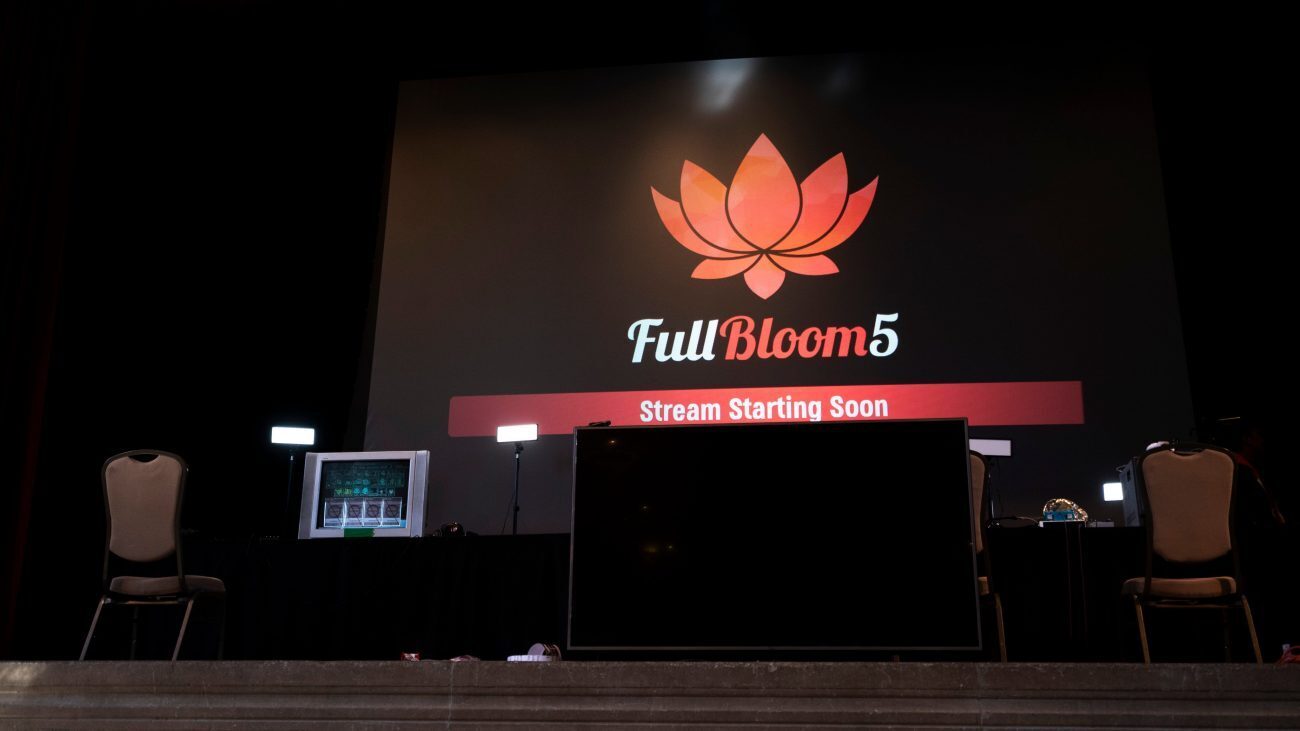 Full Bloom 5 had some great Smash Singles and Doubles action for both Melee and Ultimate. (Photo courtesy of @BTSsmash/Twitter)
