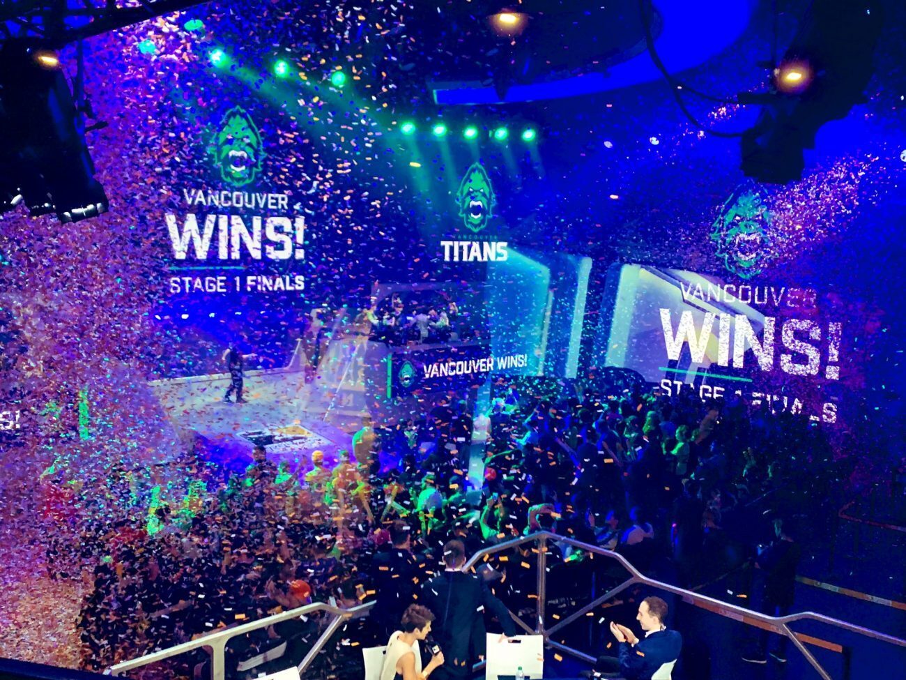 The Vancouver Titans are the first Stage champions in OWL's second season. (Photo courtesy of @VancouverTitans/Twitter)