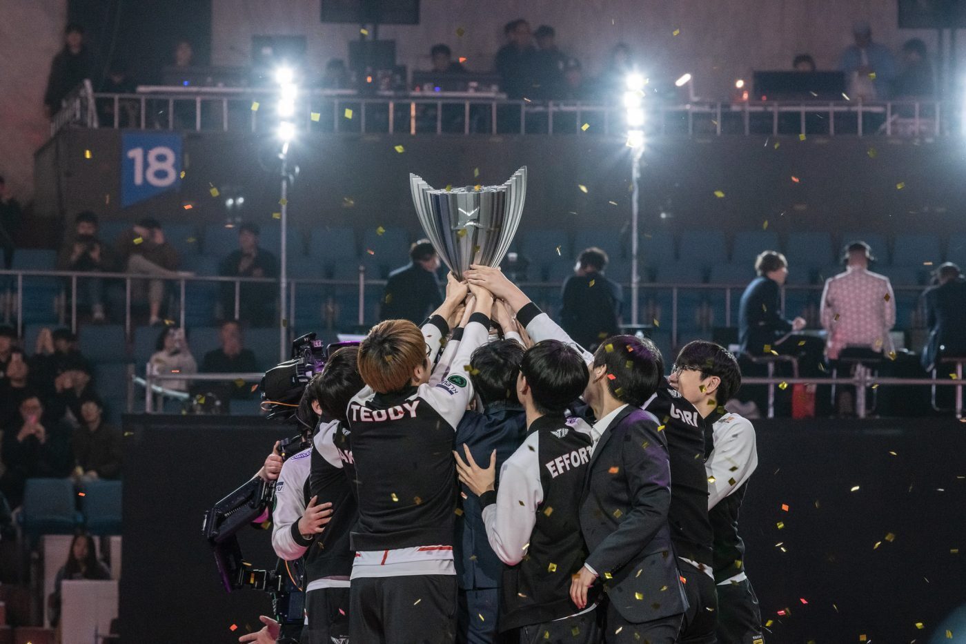 SK Telecom T1 took home the trophy in the LCK Spring Split. (Photo courtesy of League of Legends Champions Korea LCK / Flickr)