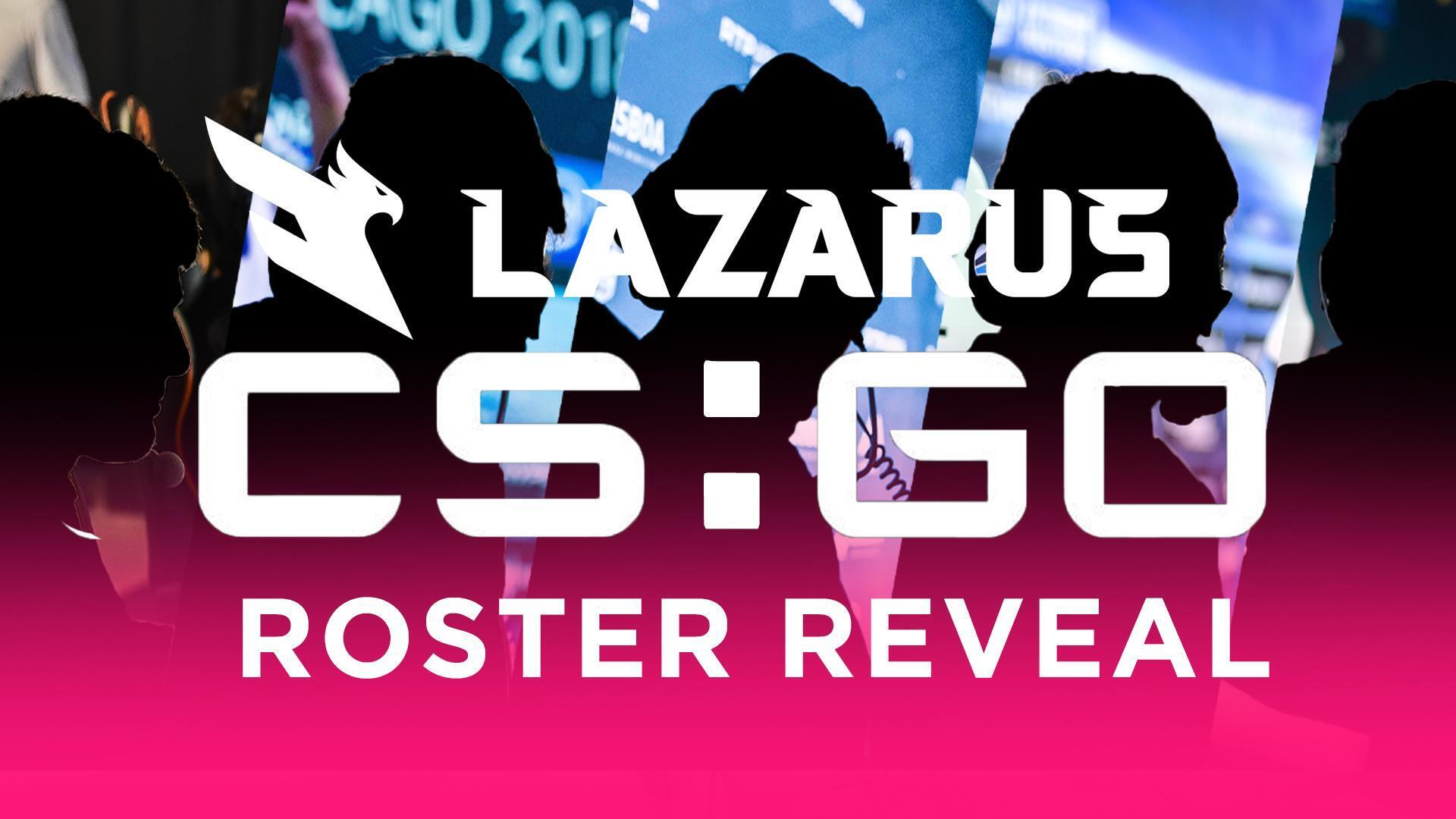 Lazarus Esports announces they've picked up the CS:GO Swole Patrol roster. (Image courtesy of Lazarus Esports)