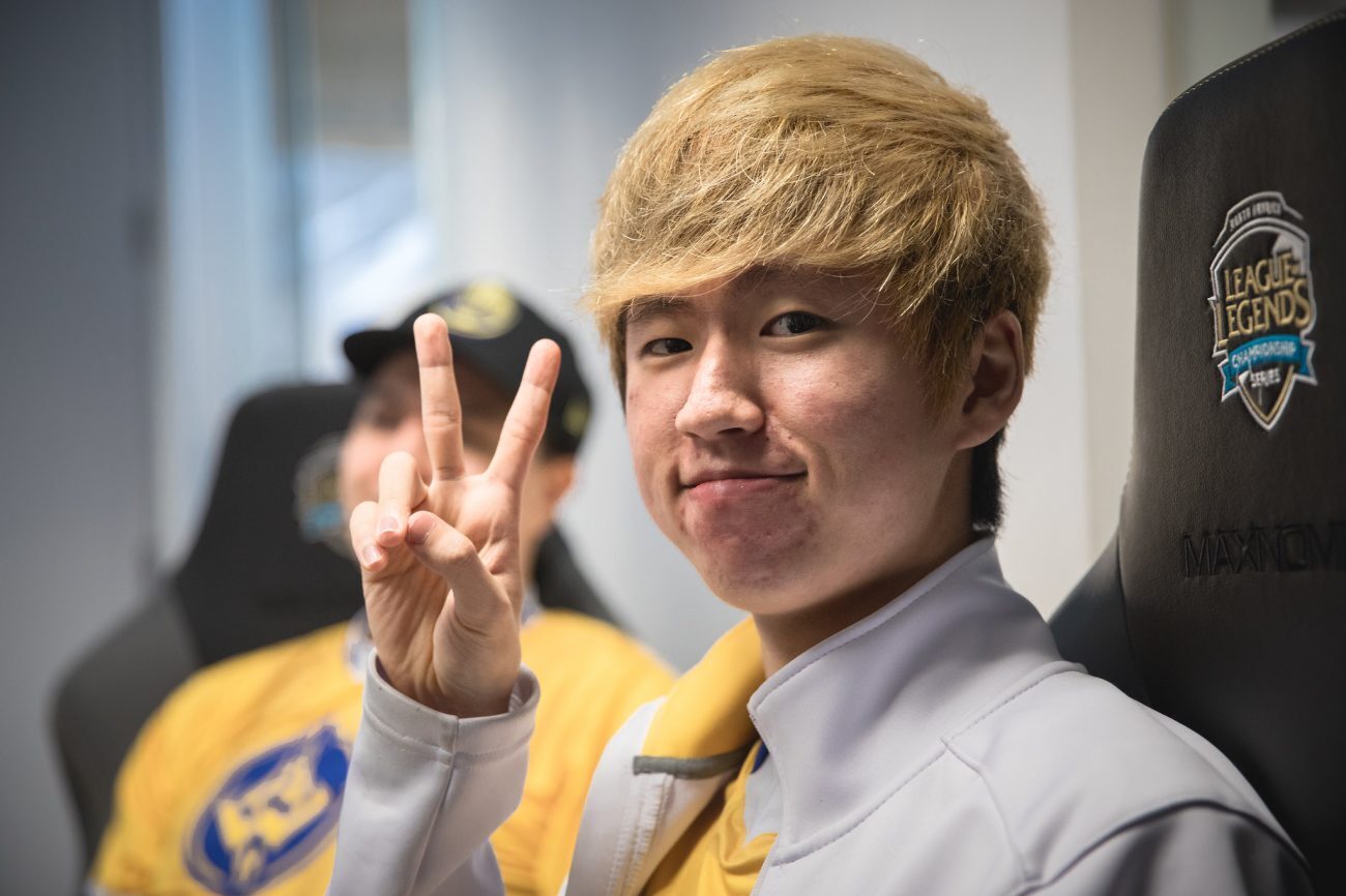 Son “Mickey” Young-min last played top level League of Legends with Golden Guardians in the LCS. (Image via Riot Games)