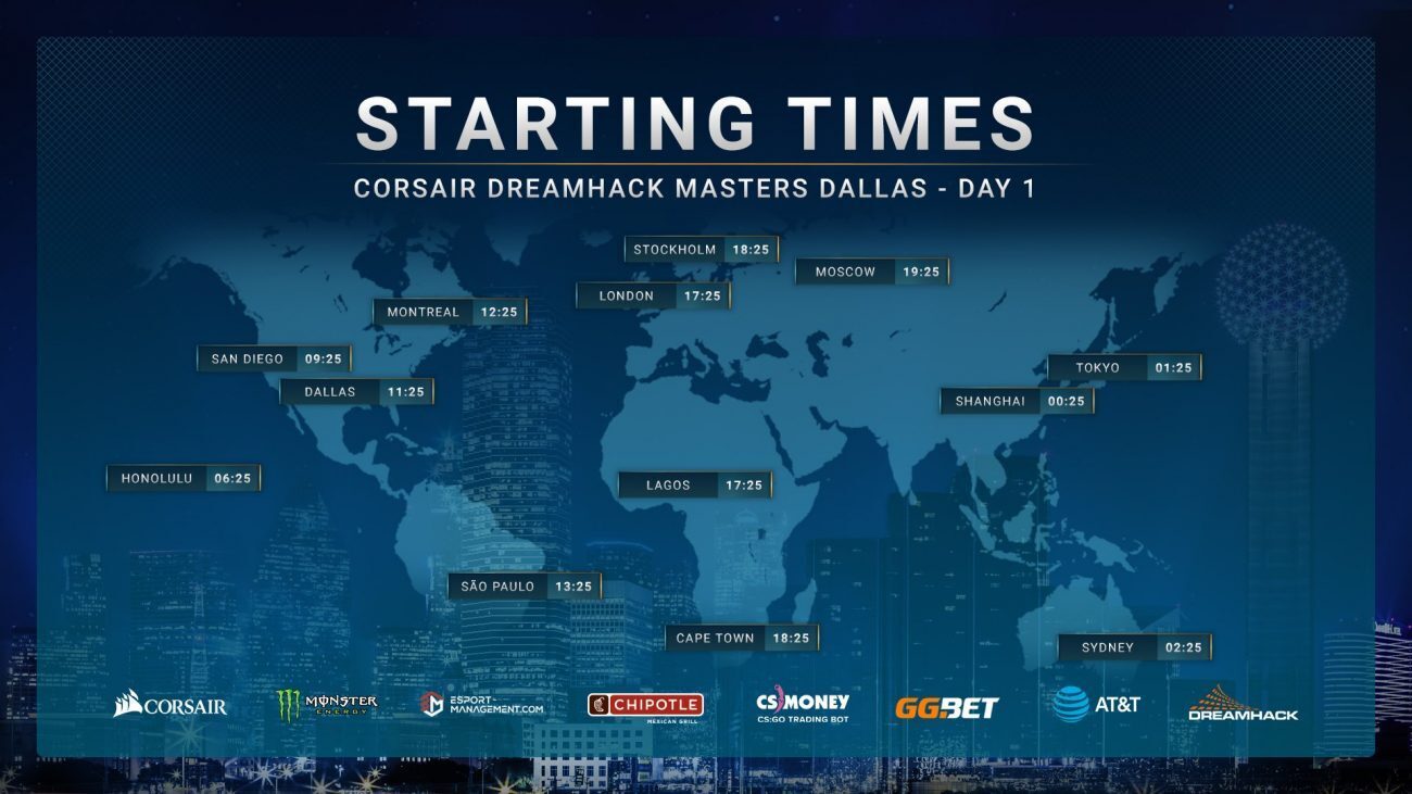 DreamHack Masters Dallas 2019 kicks off on May 28. (Image courtesy of DreamHack)