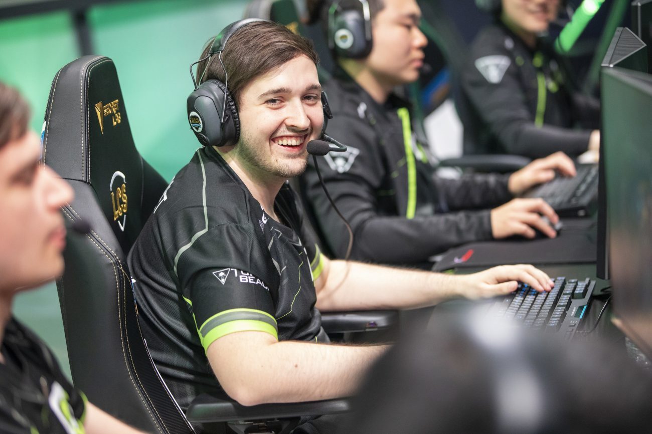 Marcel "Scarlet" Wiederhofer joins OpTic Gaming during the 2019 League of Legends Championship Series Week 4. (Photo by Colin Young-Wolff/Riot Games)