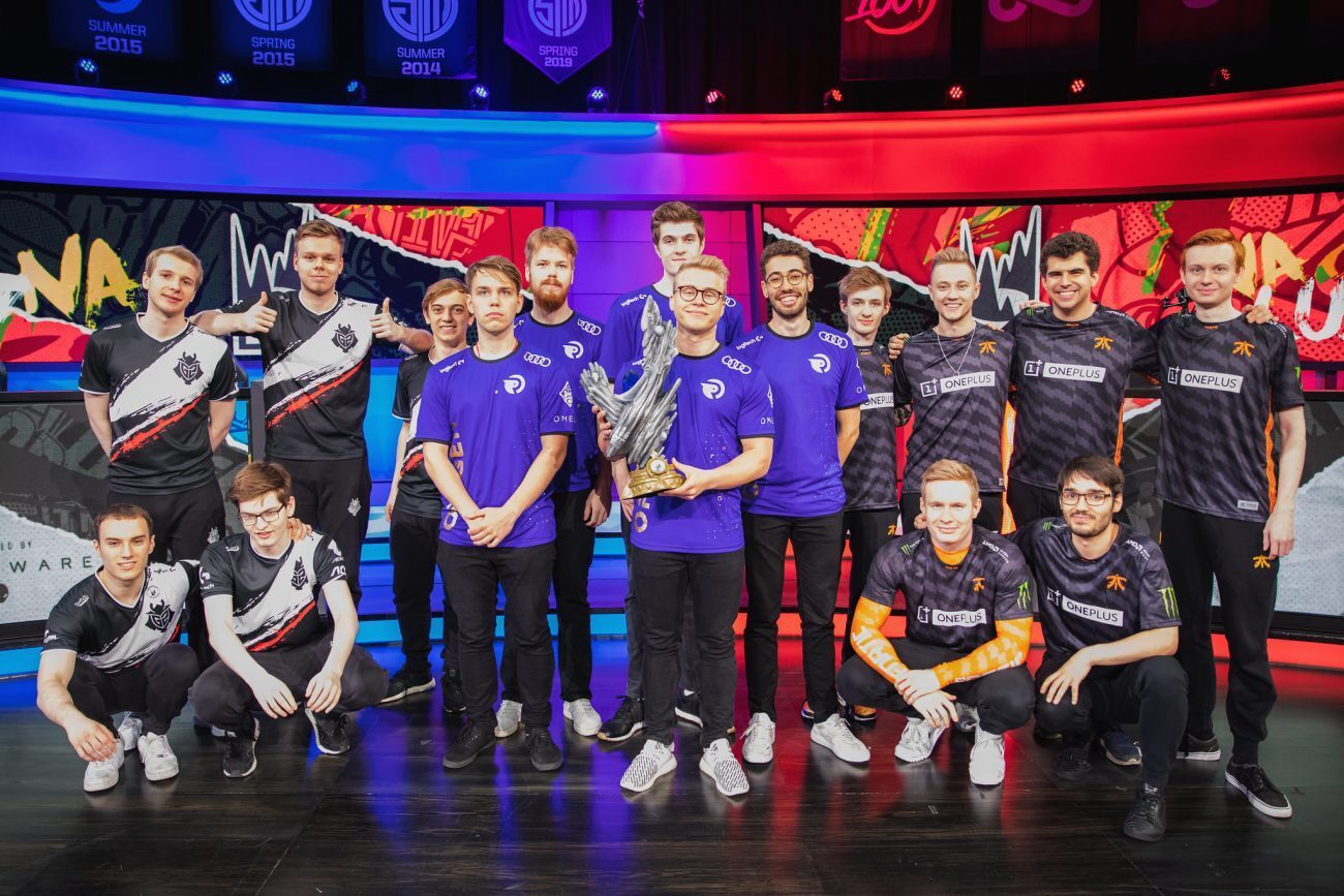 Rift Rivals 2019 winners: Europe. (Photo by Shannon Cottrell/Riot Games)