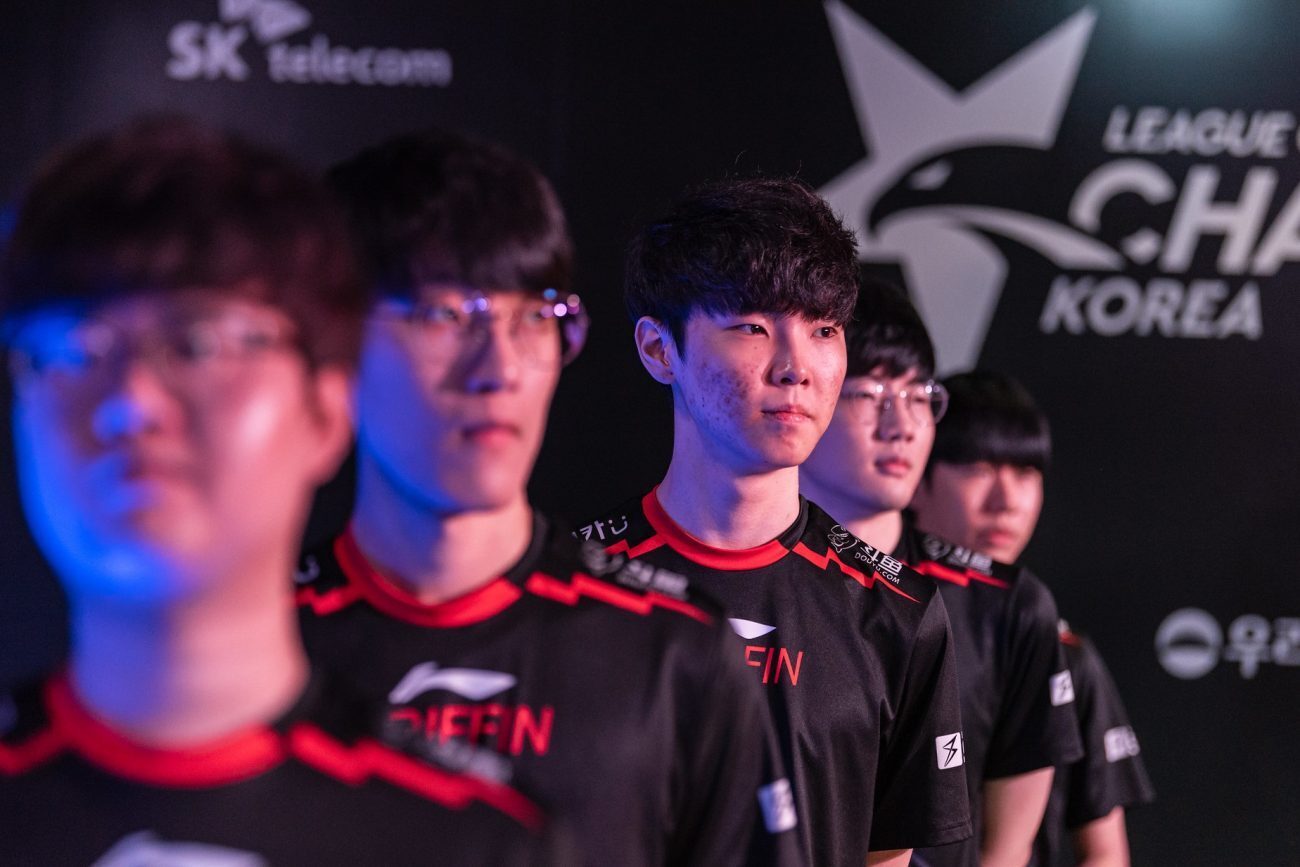 Griffin sits atop the standings in Korea after the opening three weeks. Image via Riot Korea.