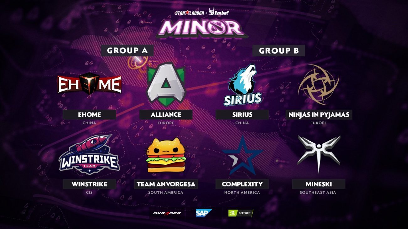 The StarLadder Ukraine Minor will feature eight teams competing from June 12-16. (Image via StarLadder)