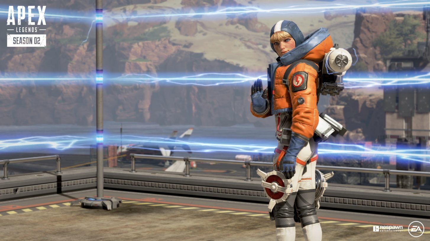 Apex Legends Season Two is coming on July 2, with new Legend, Wattson. (Image via Respawn)