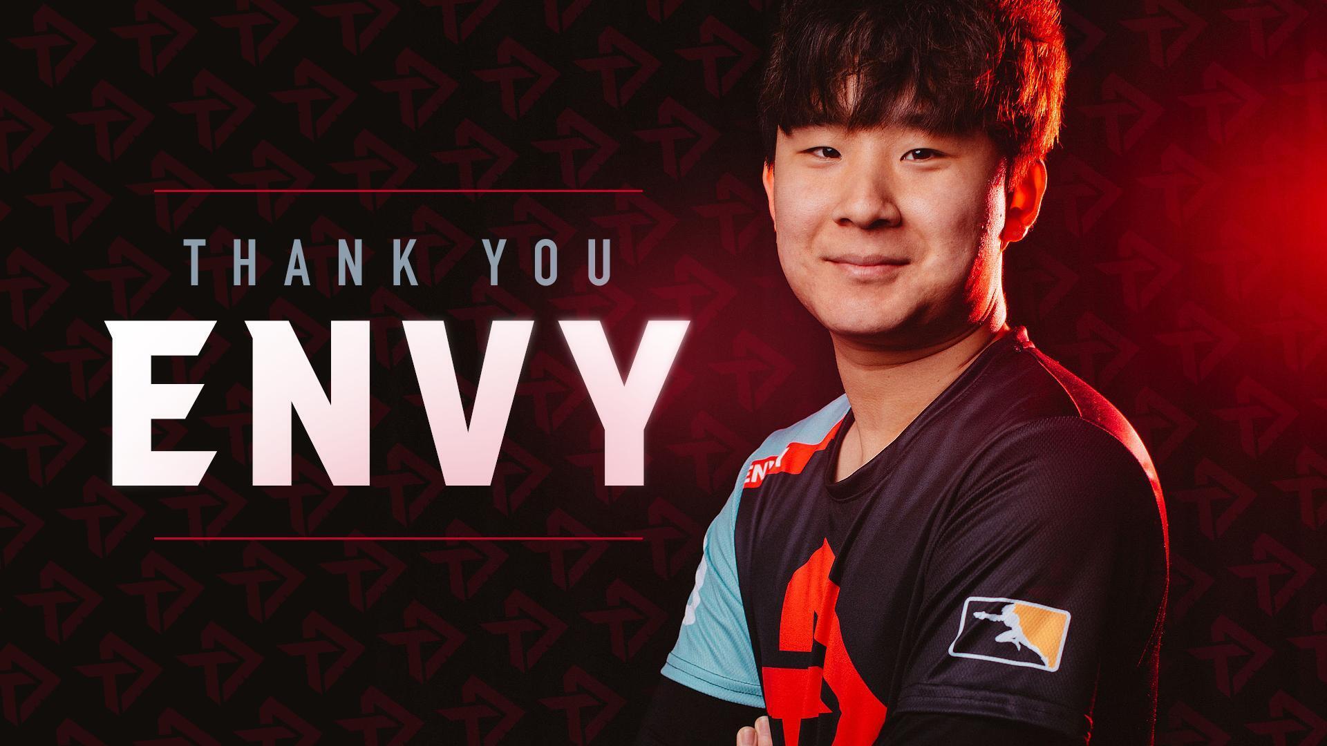 The Shanghai Dragons will be Envy's third Overwatch League team of his career .(Image courtesy of Toronto Defiant)