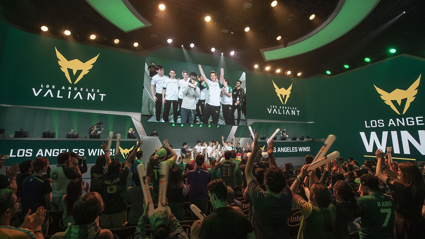 A shift to a more DPS-centric comp has given rise to the LA Valiant (Photo courtesy of Blizzard Entertainment)
