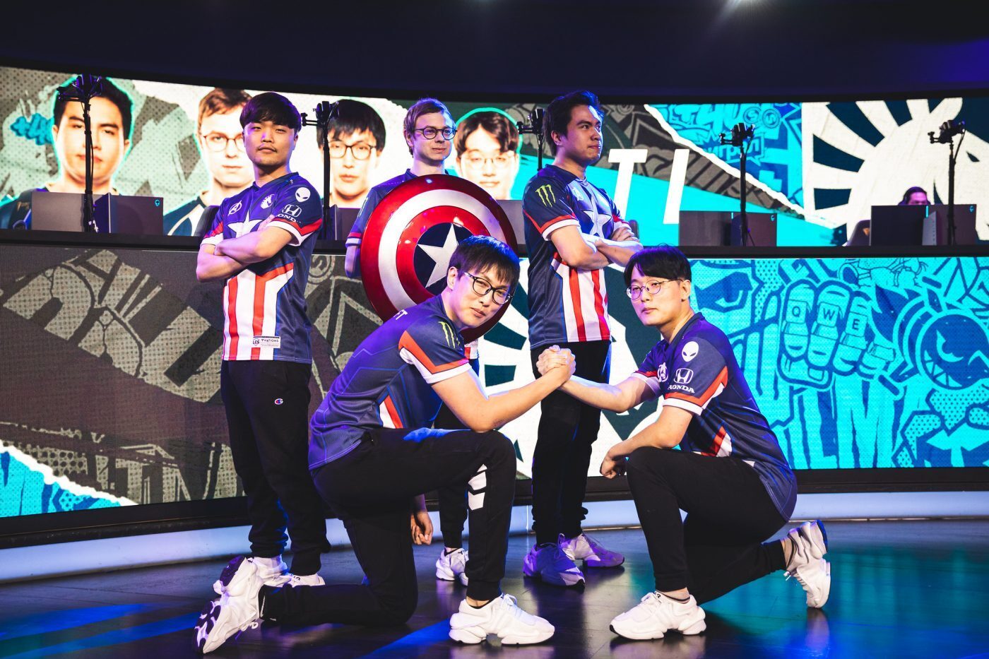 Team Liquid sit at the top of our power ranking for the LCS. The new jerseys may be appropriate. (Photo by Shannon Cottrell/Riot Games)