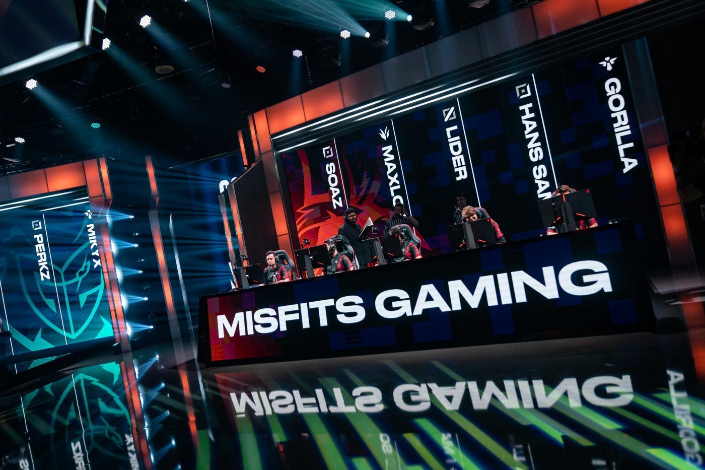 Misfits Gaming's entire LEC roster has been swapped for their Academy roster. (Image courtesy of Riot Games)