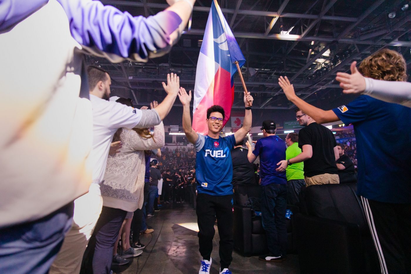 Dallas Fuel's Mickie during the Homestand weekend. (Image via Dallas Fuel)