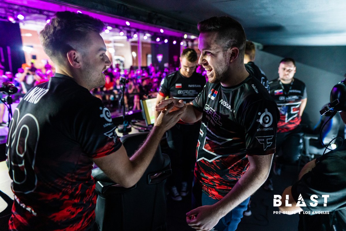 FaZe enjoyed a strong run in Los Angeles, only stopped by the invincible Team Liquid (Photo courtesy of Blast Pro 