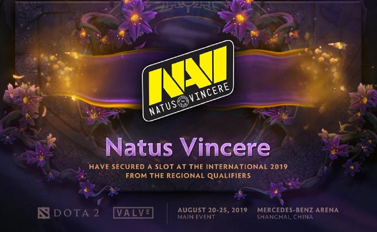 Natus Vincere claimed the CIS Qualifier spot for The International 2019. (Image via @wykrhm / Twitter)