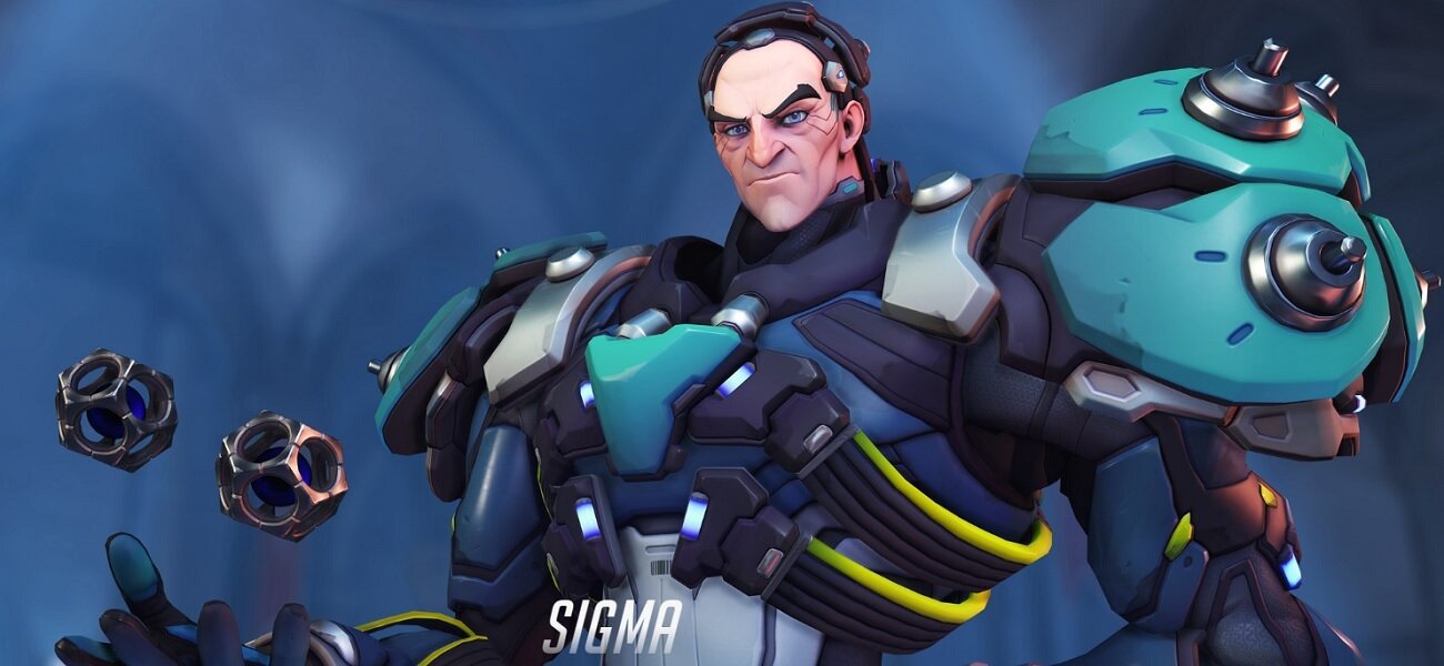 Sigma's powers put him squarely in the role of main tank. (Image via Blizzard Entertainment)