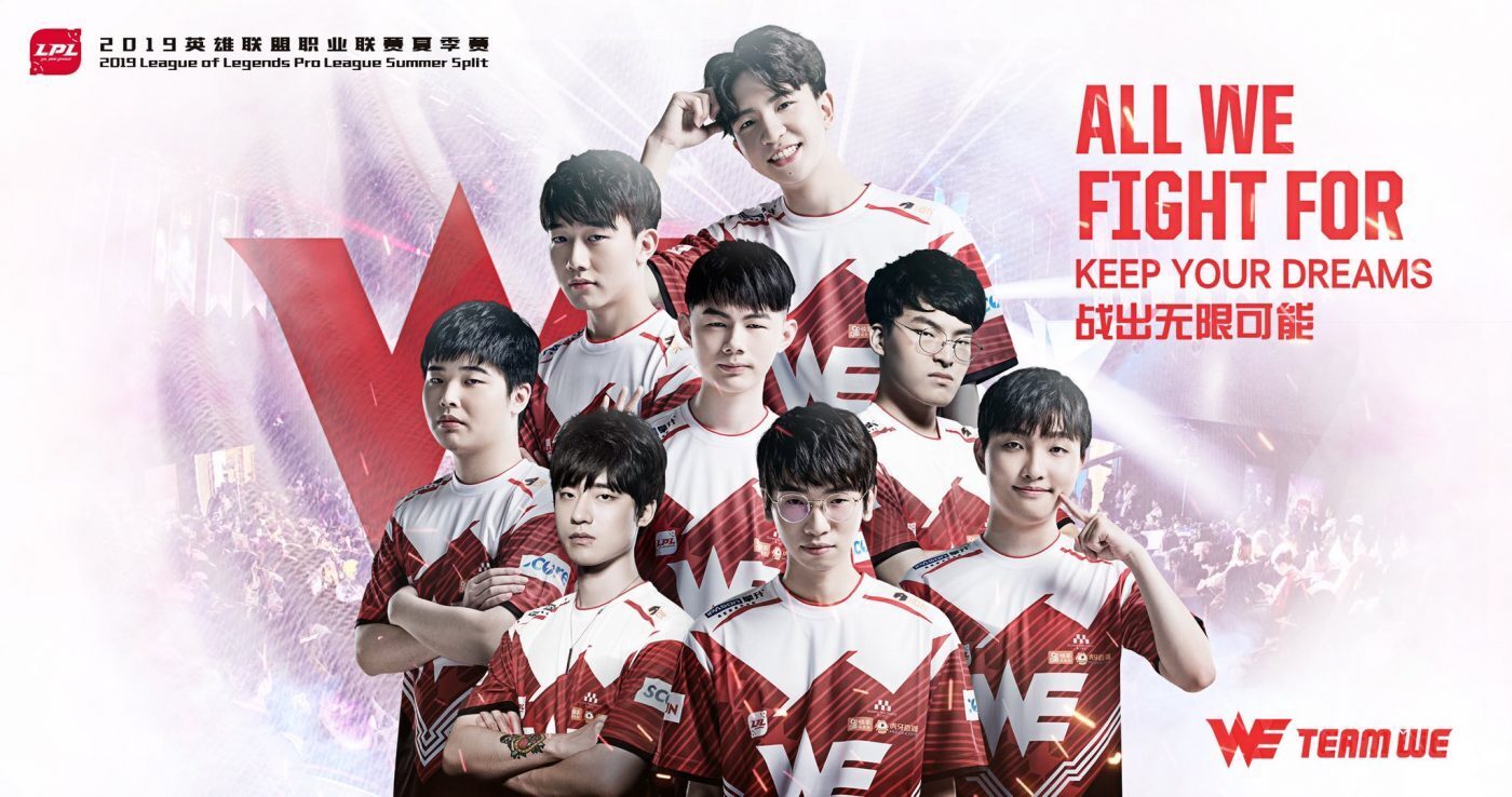 Could Team WE move up the ladder late in the LPL Summer 2019 Season? (Image via Team WE)