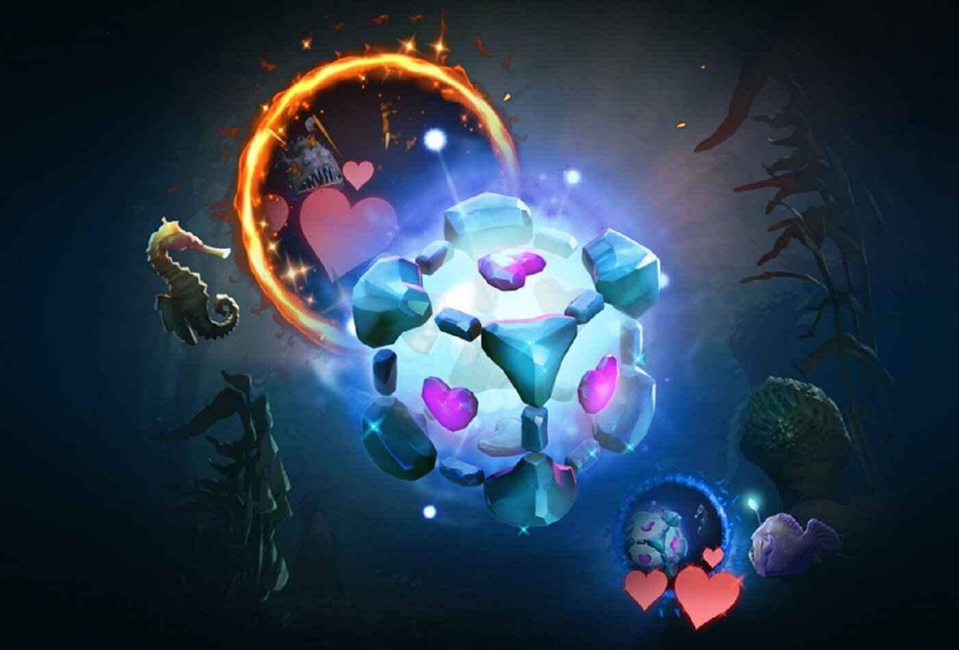 Non-traditional hero picks are one of the bonuses of experimentation during the TI9 group stage. (Image via Valve)