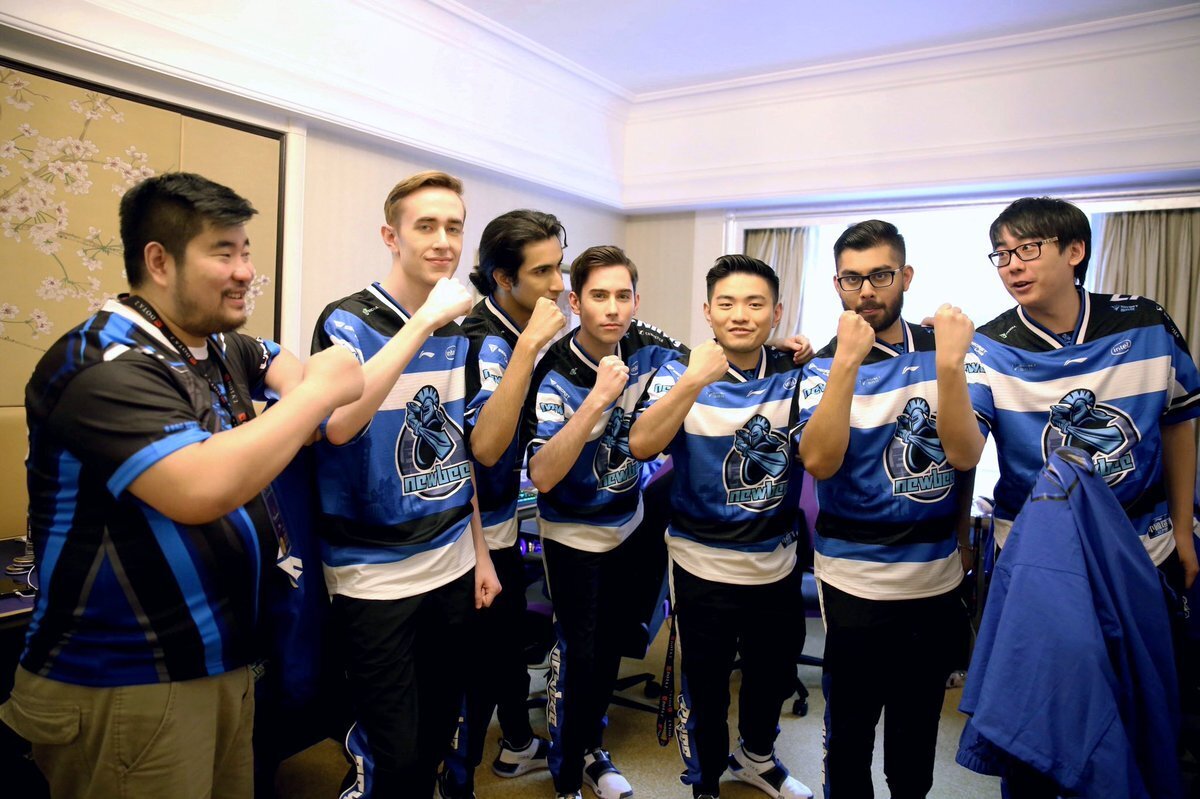 Newbee secured third place in TI9 Group A after a draw with Mineski. (Image via Newbee)