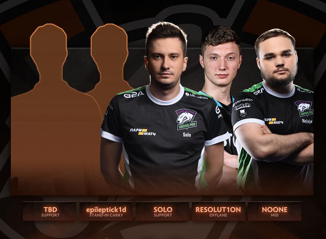 The roster shuffle continues, as J.Storm and Virtus.Pro announce a trade and new lineups (Image via @wykrhm on Twitter)