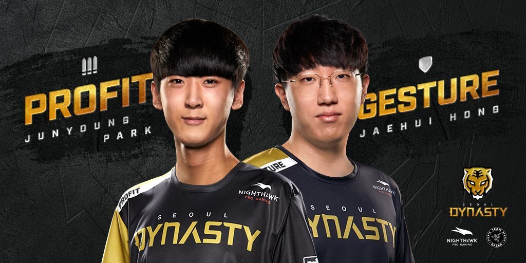 Profit and Gesture have spent their entire professional career playing together (Image via Seoul Dynasty/Twitter)