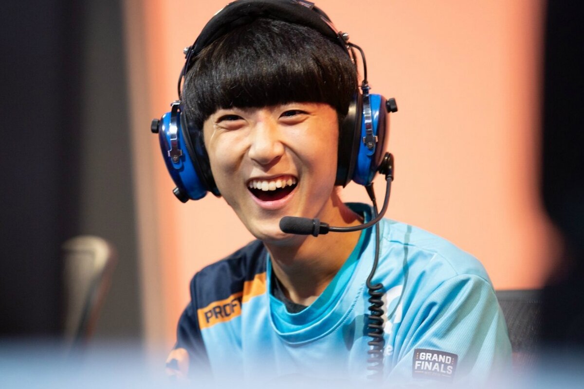 Profit was the 2018 Grand Finals MVP and a key player for the Spitfire. (Image via Robert Paul/Blizzard Entertainment)