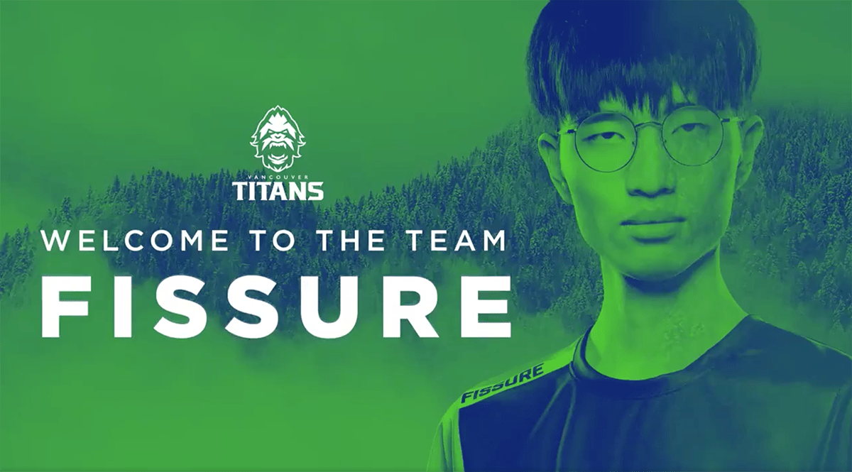 Fissure could be an inspired signing if he can keep the drama to a minimum (Image via Vancouver Titans/Twitter)