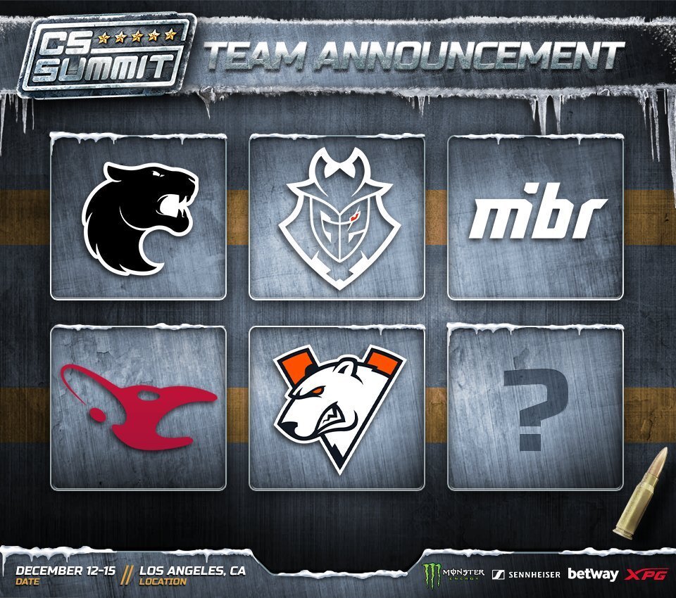 Beyond the Summit has announced five of the six teams attending CS_Summit (Image via Beyond the Summit)
