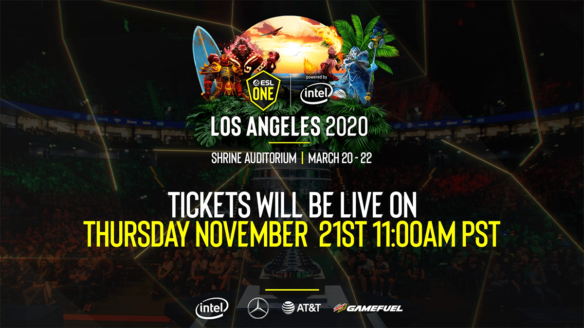 The DPC is headed to the City of Angels for ESL One Los Angeles (Image via ESL)