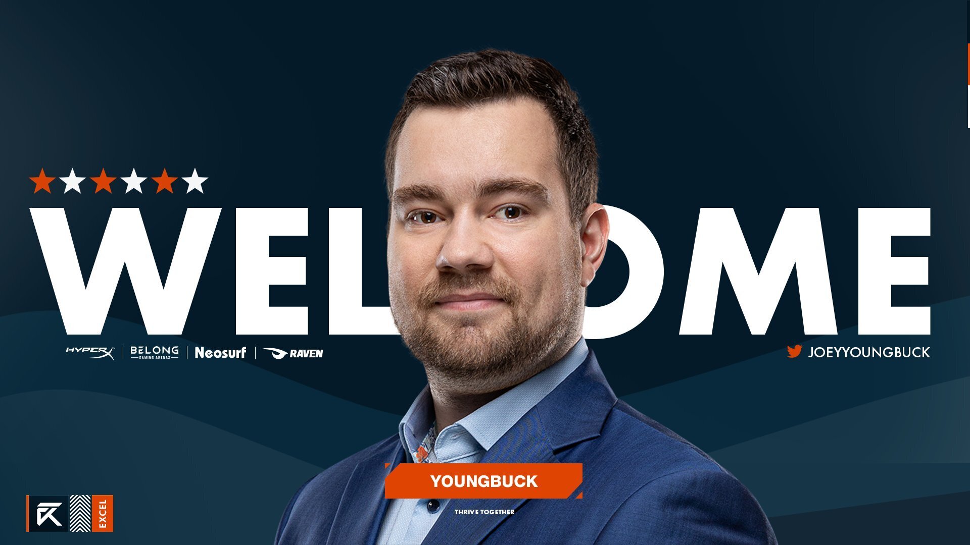 Youngbuck has a tall task in front of him, fixing an Excel team that has been one of the worst in the LEC (Photo via Excel)