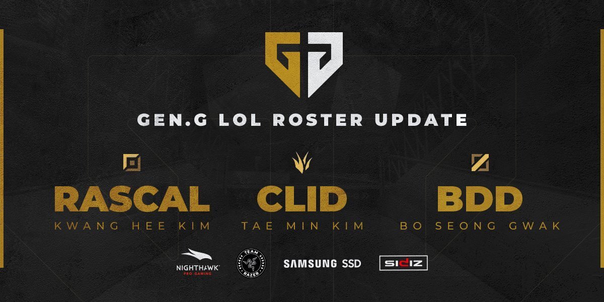 Gen.G has reshaped their roster and built around Ruler in the Bot Lane (Image via Gen.G/Twitter)