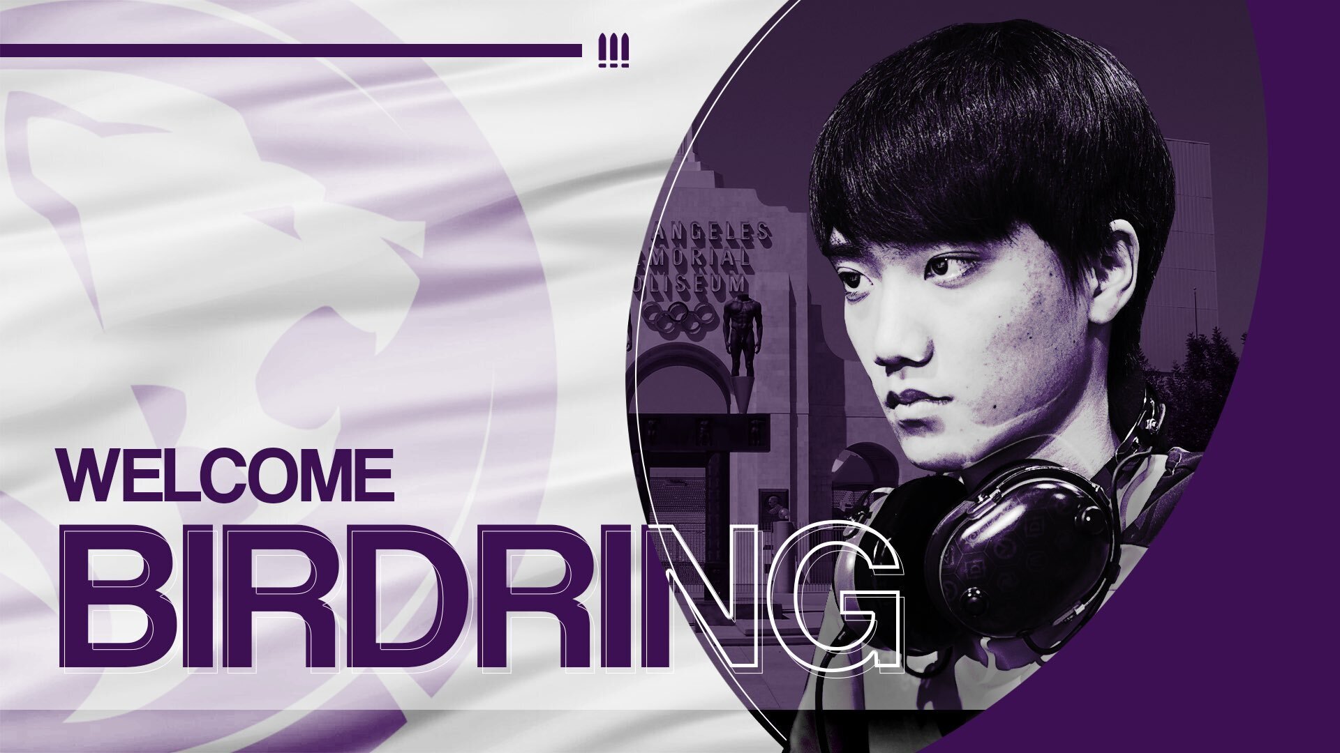 Birdring fills a big hole in the lineup for the new-look Gladiators (Image via LA Gladiators/Twitter)