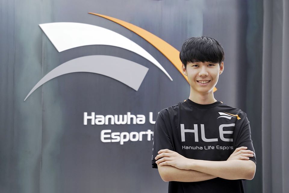 Lehends had previously spent the past two years playing with Griffin before joining Hanwha Life (Image via Hanwha Life)