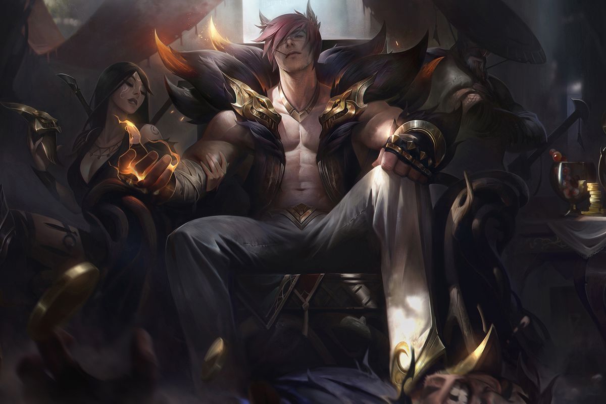 After brawling in the Noxian fight pits, Sett demanded control of the arena and fought for that right (Image via Riot Games)