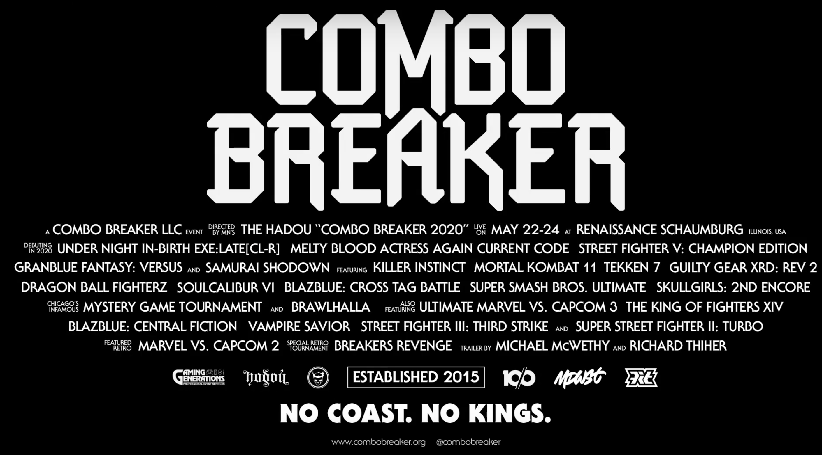 Combo Breaker 2020 Dates, Venue Announced - Hotspawn.com