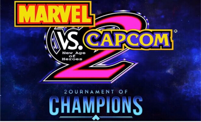 Marvel vs Capcom 2 title screen