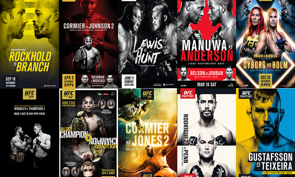 UFC PPV posters