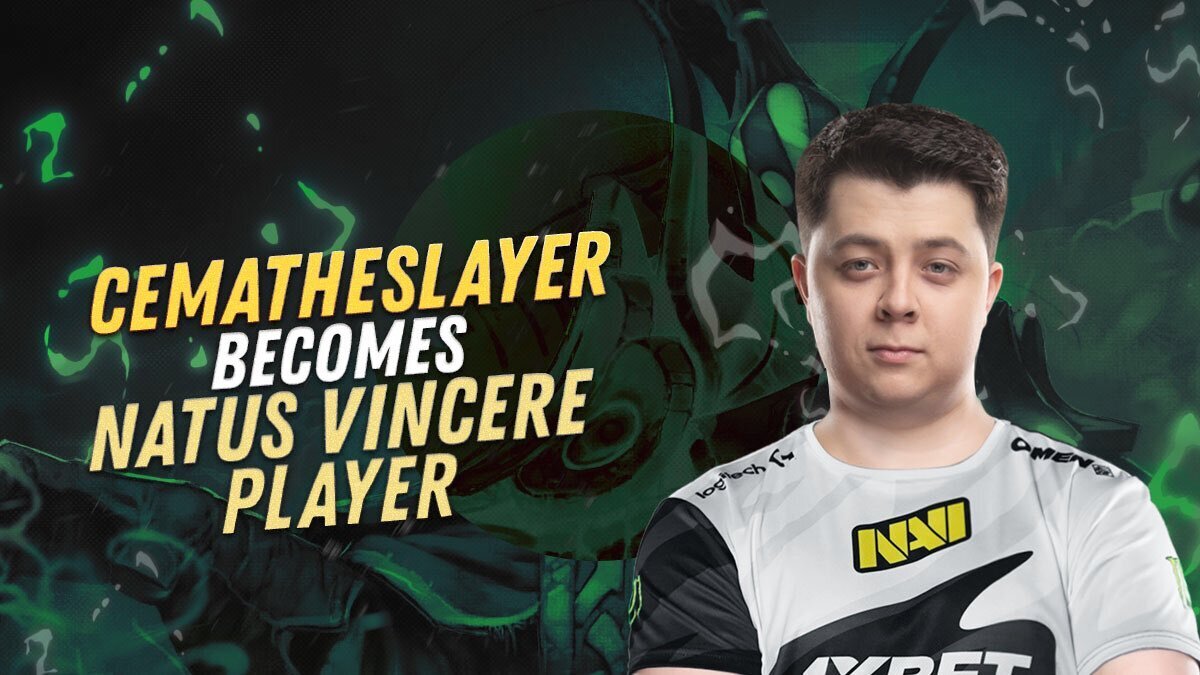 After over a month of stand-in duty, CemaTheSlayer has joined Na'Vi's roster full-time (Image via Na'Vi)