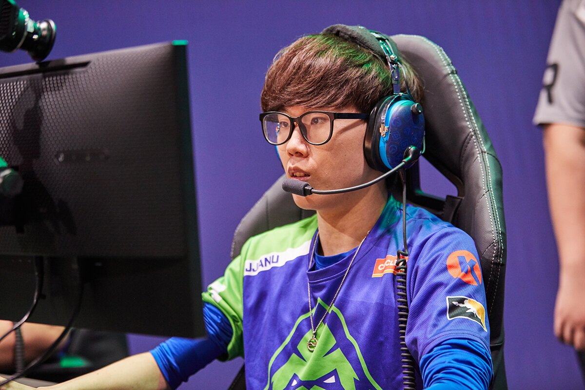 JJANU has extended his stay with the Washington Justice, signing a long term contract (Image via Robert Paul for Blizzard Entertainment)
