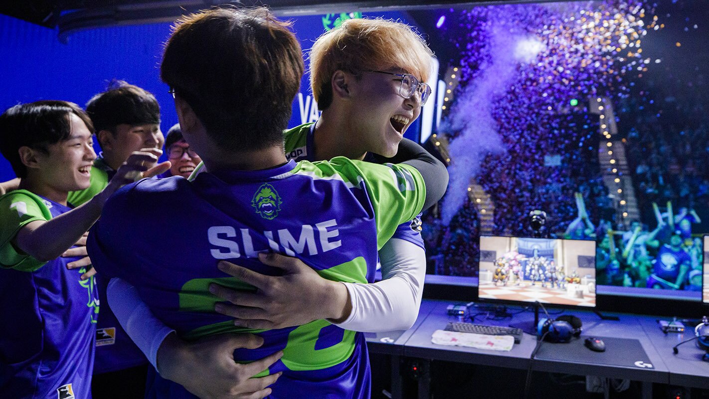 “I thought that the Seoul Dynasty is the team that is closest to my goal, winning the championship," Slime explained. (Photo via Robert Paul for Blizzard Entertainment)
