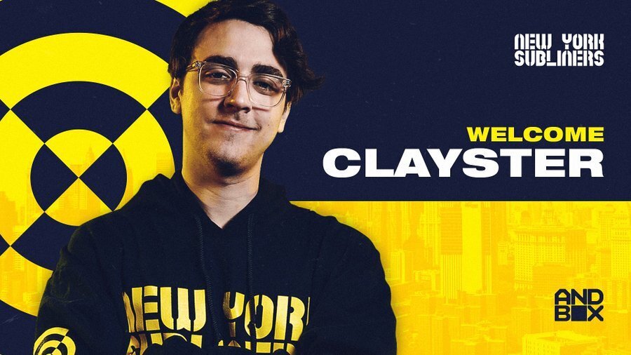 Clayster will join Zooma and Mack on the New York Subliners roster (Image via New York Subliners)