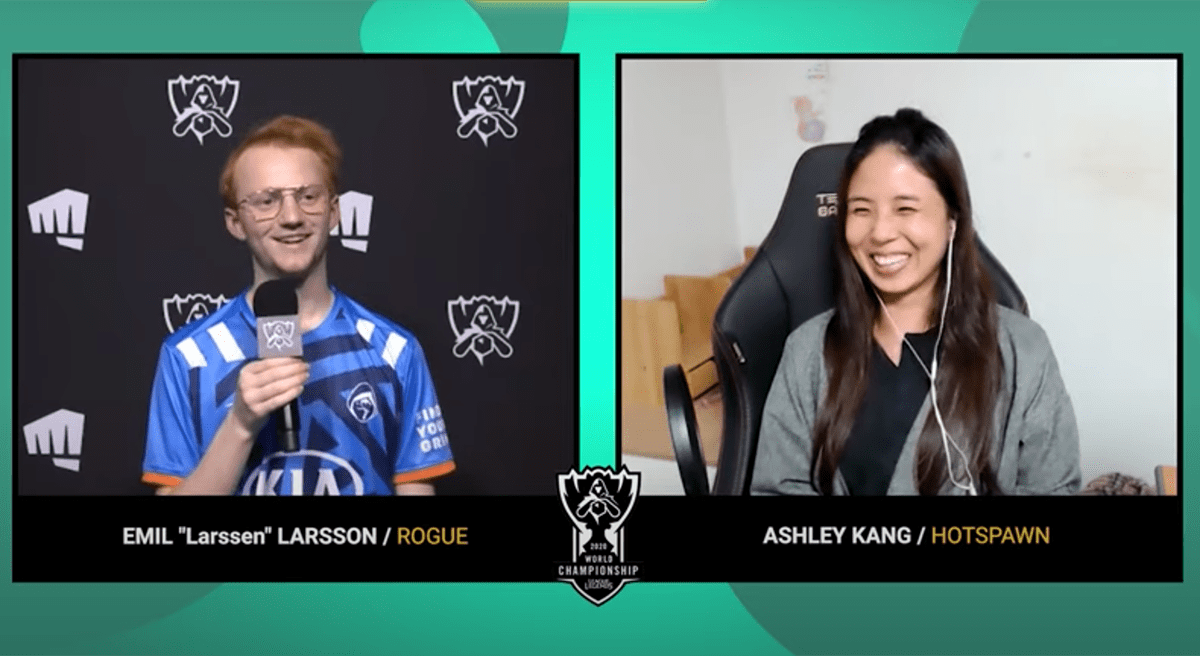 Larssen gives Rogue a "40% chance" of getting out of the Group Stage.