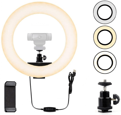 AceTaken Webcam Ring Light