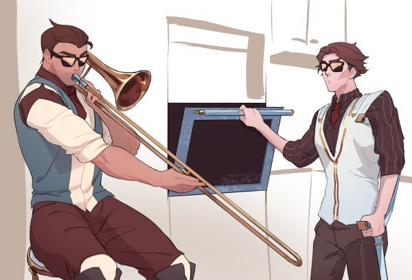 Jayce and Viktor oven and trombone