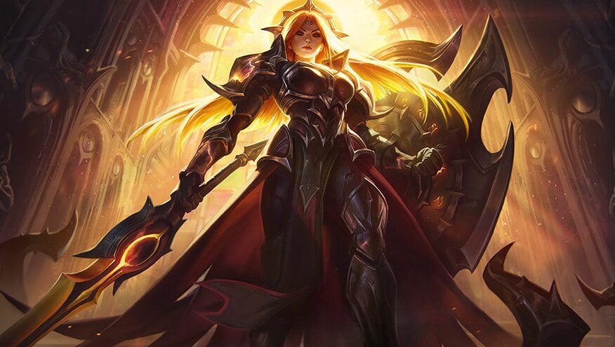 League of legends support leona solar eclipse skin