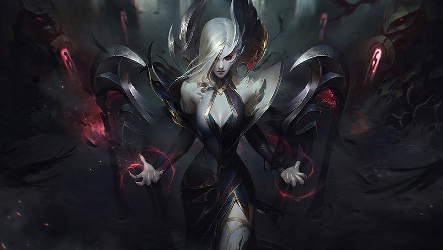 league of legends support morgana coven skin